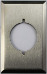 Jumbo Satin Stainless Steel Electric Dryer Outlet Wall Plate