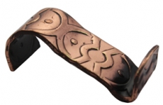 Copper Art Deco Hook (022C)