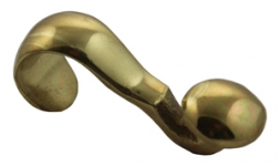 Polished Brass Heavy Gauge Hook (088)