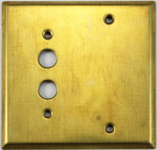 Raw Brass Light Switch Covers & Outlet Plates