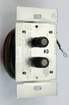 Three Way 600 Watt Dimmer Switch Black Inlay